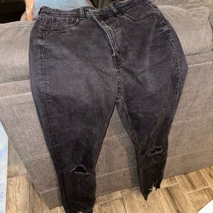 H&M denim jeans black